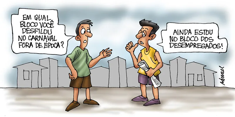 Imagem ilustrativa da imagem Charge de Adnael Silva - 26/04/2022