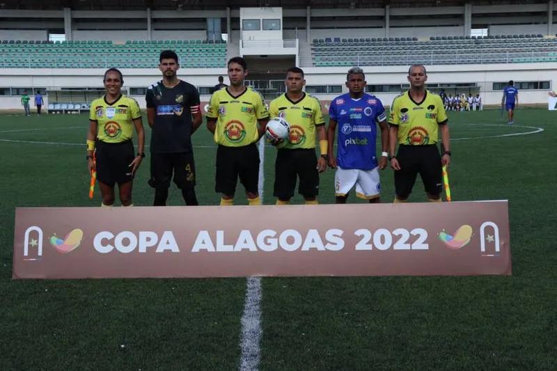 No Estádio da Ufal, em Maceió, o Miguelense perdeu para o Cruzeiro, no fechamento da 2ª rodada da Copa Alagoas 2022
