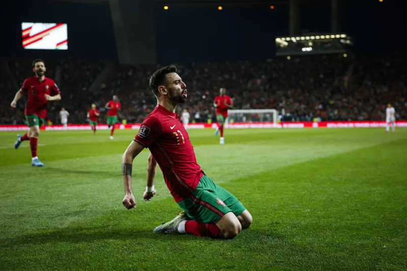 Seleção portuguesa sofreu alguns sustos, mas venceu a surpreendente Macedônia do Norte para ir ao Mundial