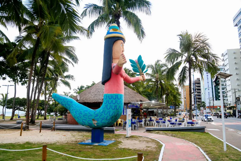Maceió, 05 de maio de 2022
Danos na estrutura da Sereia da orla da Pajuçara em Maceió. Alagoas - Brasil.
Foto:@Ailton Cruz