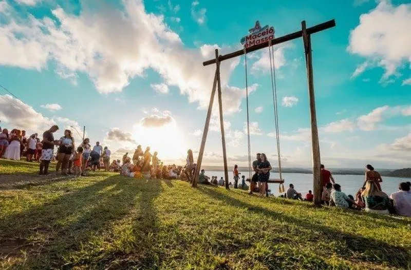 Imagem ilustrativa da imagem MIRANTE DA LAGOA MUNDAÚ SERÁ PALCO DE OFICINA DE PIPAS AMANHÃ À TARDE