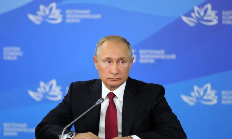 Em 11 minutos de discurso, no entanto, Vladimir Putin não mencionou a Ucrânia pelo nome