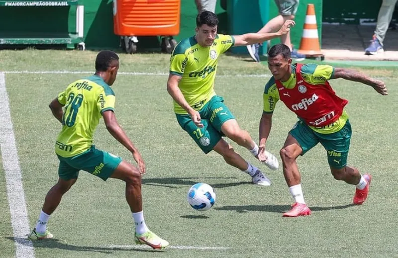 Palmeiras encerrou a preparação para a Recopa contra o Athletico-PR, nesta quarta-feira (23)
