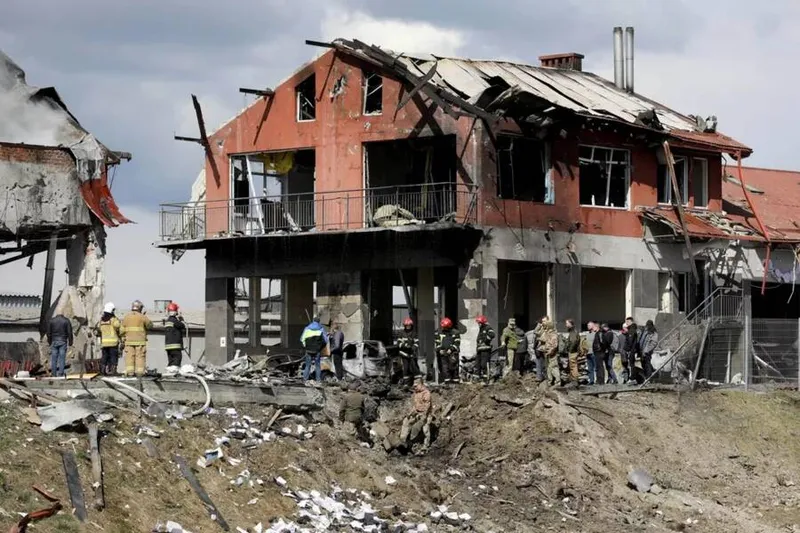 Desde o início da guerra, Lviv ficou a maior parte do tempo fora do foco dos bombardeios