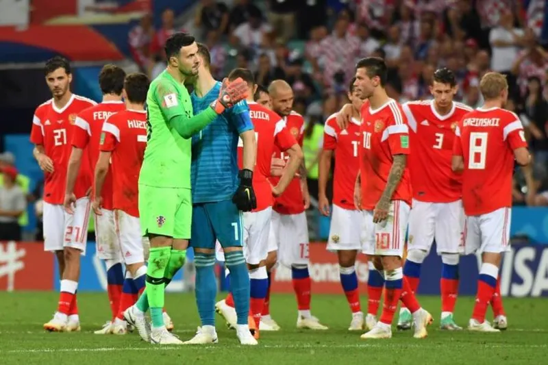 Apesar de ainda ter chances de classificação na repescagem, a seleção da Rússia foi excluída pela Fifa