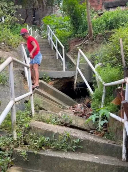 Vereador denuncia a precariedade das obras do Programa Vida Nova nas Grotas