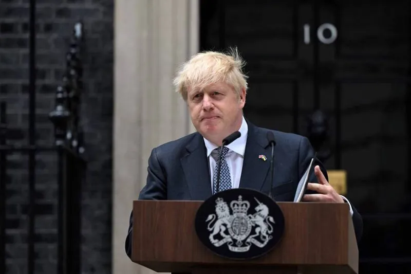 Imagem ilustrativa da imagem BORIS JOHNSON RENUNCIA NO REINO UNIDO APÓS ESCALADA DE CRISES