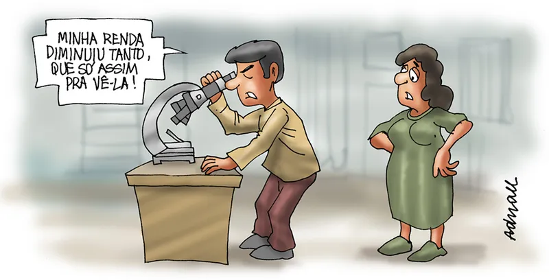 Imagem ilustrativa da imagem Charge de Adnael Silva - 14/06/2022