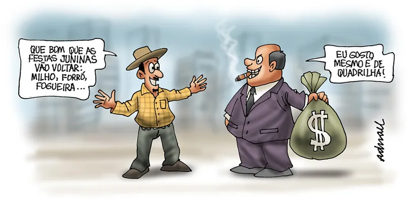 Imagem ilustrativa da imagem Charge de Adnael Silva - 20/05/2022