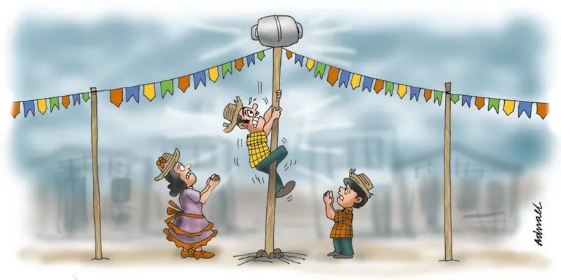 Imagem ilustrativa da imagem Charge de Adnael Silva - 22/06/2022