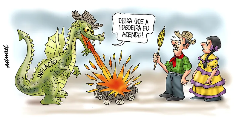 Imagem ilustrativa da imagem Charge de Adnael Silva - 23/06/2022