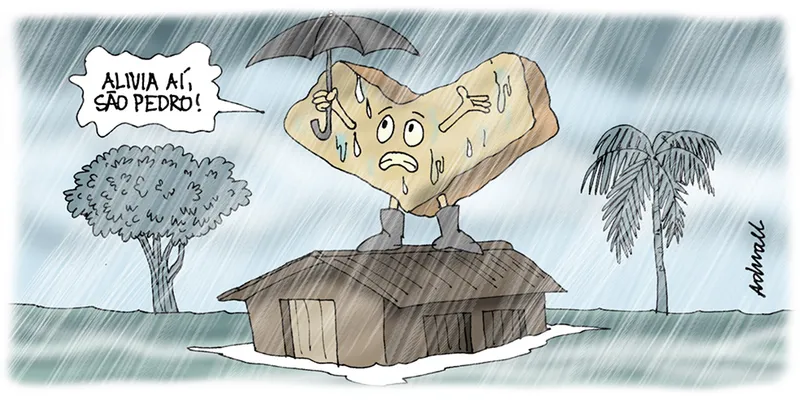 Imagem ilustrativa da imagem Charge de Adnael Silva - 26/05/2022