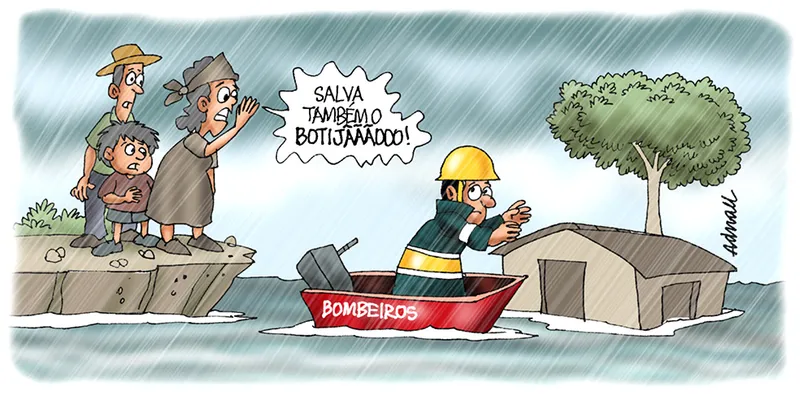 Imagem ilustrativa da imagem Charge de Adnael Silva - 27/05/2022