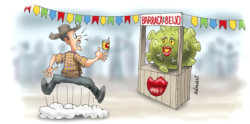 Imagem ilustrativa da imagem Charge de Adnael Silva - 28/06/2022