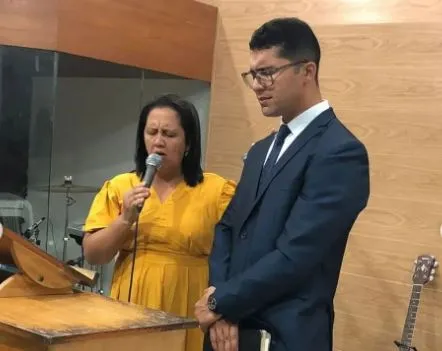 Diácono Marcos dos Santos foi o ministro da palavra de Deus durante o culto na IB Ágape que lembrou o DIP