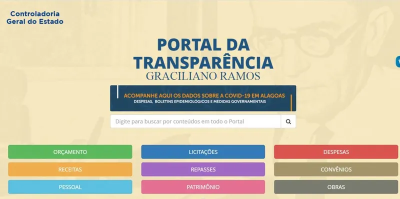 Imagem ilustrativa da imagem PORTAL DA TRANSPARÊNCIA DE AL APRESENTA INSTABILIDADE