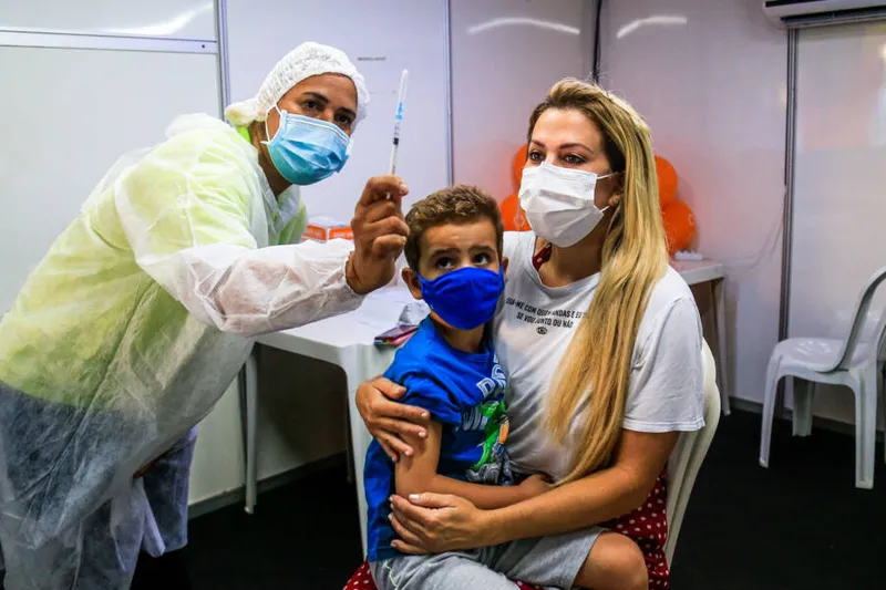 Apenas 23% das crianças de 5 a 11 anos completaram o esquema vacinal contra a Covid-19