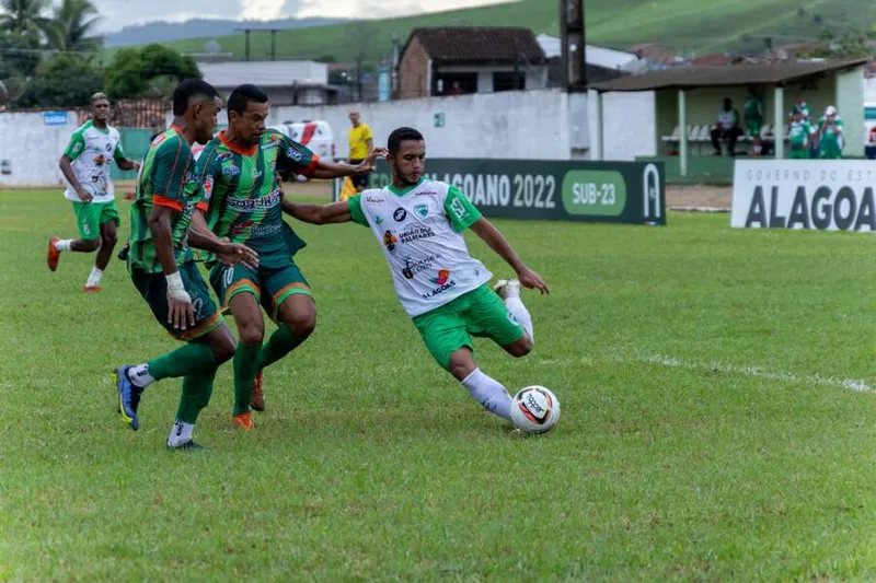 Momento da partida onde o Zumbi enfrentou o Coruripe, pela Segundona estadual