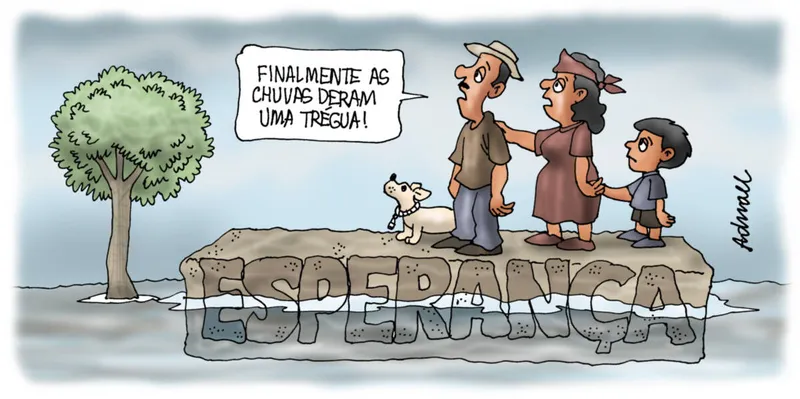 Imagem ilustrativa da imagem Charge de Adnael Silva - 09 e 10/07/2022