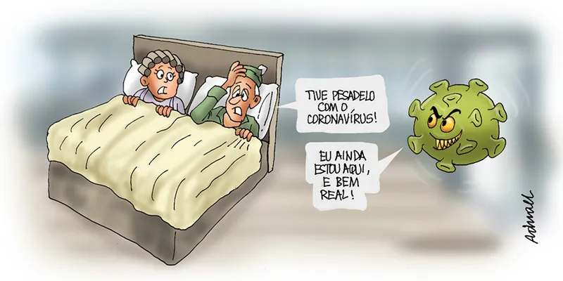 Imagem ilustrativa da imagem Charge de Adnael Silva - 14/07/2022