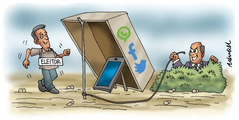 Imagem ilustrativa da imagem Charge de Adnael Silva - 16 e 17/07/2022