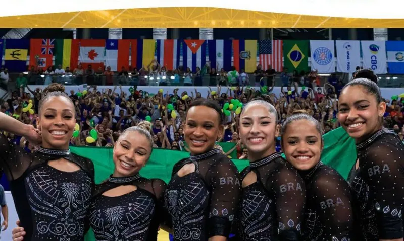 Ao longo da última semana, as ginastas brasileiras vinham sobrando no Pan-Americano de Ginástica Artística