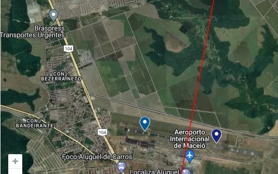 Imagem ilustrativa da imagem ÁREA DE EMBARQUE E DESEMBARQUE DO AEROPORTO FICA EM MACEIÓ, DIZ IBGE
