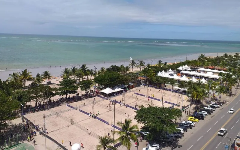 Serão 40 quadras disponíveis para o Macena Open de Beach Tennis, sendo 25 delas iluminadas, no Francês