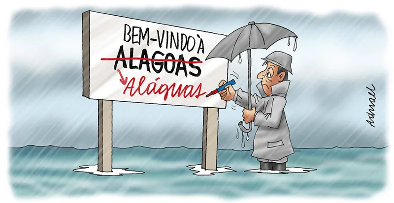 Imagem ilustrativa da imagem Charge de Adnael Silva - 05/08/2022