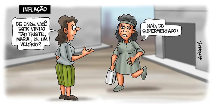 Imagem ilustrativa da imagem Charge de Adnael Silva - 19/07/2022
