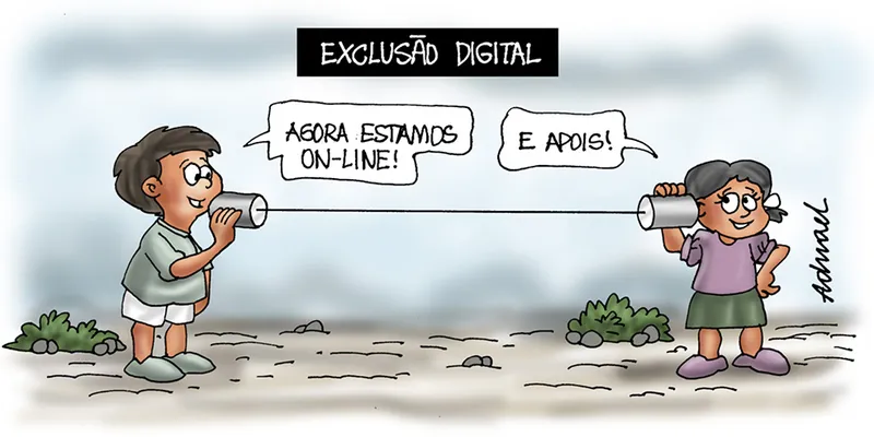 Imagem ilustrativa da imagem Charge de Adnael Silva - 26/07/2022