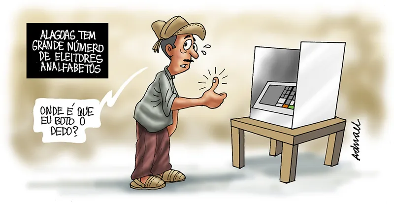 Imagem ilustrativa da imagem Charge de Adnael Silva - 27/07/2022