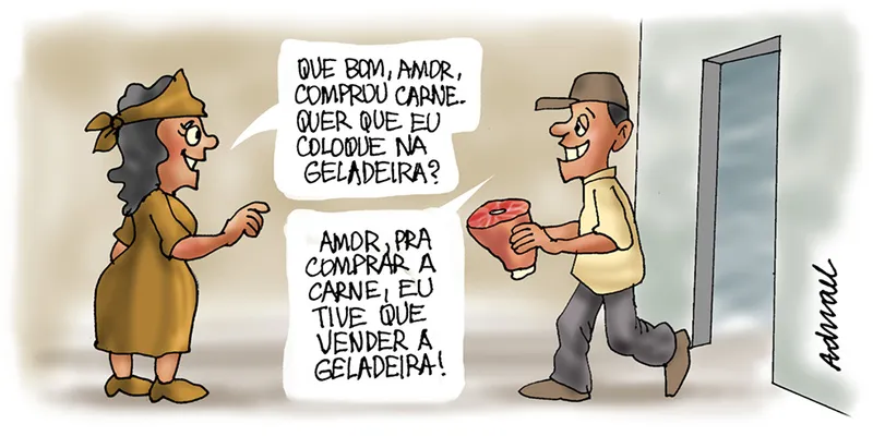 Imagem ilustrativa da imagem Charge de Adnael Silva - 28/07/2022