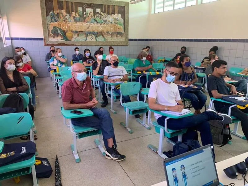 A capacitação é considerada mais uma etapa do processo seletivo para o Censo 2022