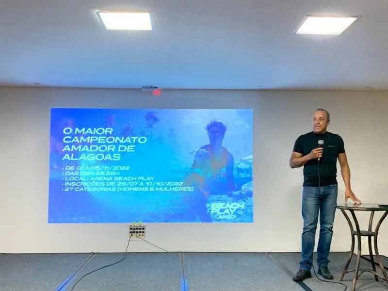 Torneio Beach Play Celebration foi lançado nessa quarta-feira (20) e será realizado em novembro, em Maceió