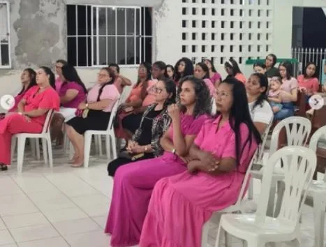 AD no Vale do Artemísia celebrou o Culto Rosa, em alusão à campanha de conscientização sobre a saúde da mulher