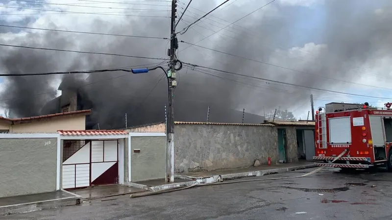 Este ano, 227 dos casos de incêndios ocorreram em edificações, revela Corpo de Bombeiros