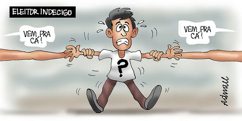 Imagem ilustrativa da imagem Charge de Adnael Silva - 05/10/2022