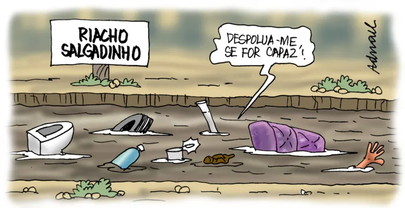 Imagem ilustrativa da imagem Charge de Adnael Silva - 06 e 07/08/2022
