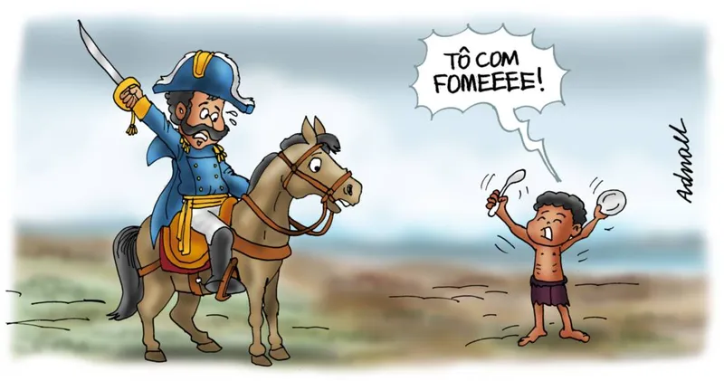 Imagem ilustrativa da imagem Charge de Adnael Silva - 07/09/2022