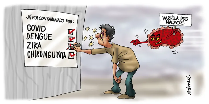 Imagem ilustrativa da imagem Charge de Adnael Silva - 09/08/2022