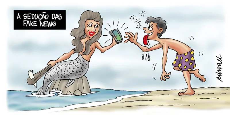 Imagem ilustrativa da imagem Charge de Adnael Silva - 10/08/2022