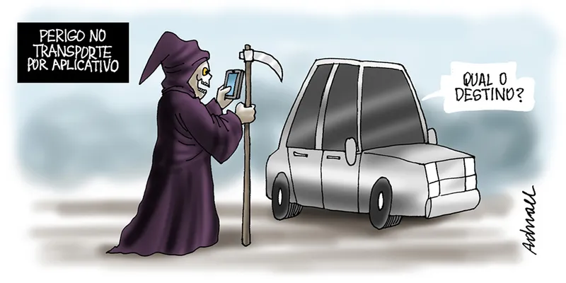 Imagem ilustrativa da imagem Charge de Adnael Silva - 17/08/2022