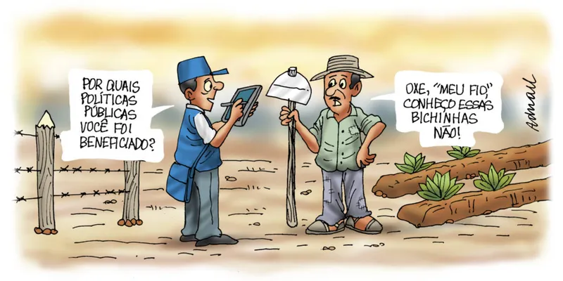 Imagem ilustrativa da imagem Charge de Adnael Silva - 20 e 21/08/2022