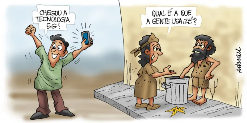 Imagem ilustrativa da imagem Charge de Adnael Silva - 22/09/2022