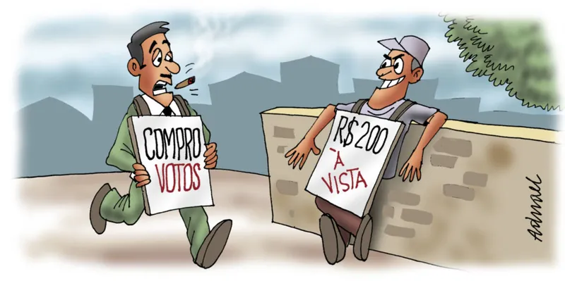 Imagem ilustrativa da imagem Charge de Adnael Silva - 24 e 25/09/2022