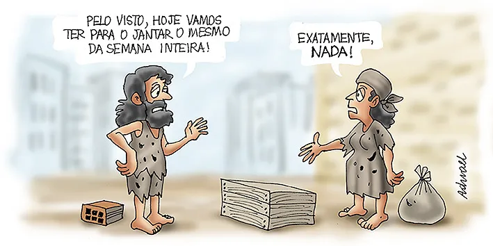 Imagem ilustrativa da imagem Charge de Adnael Silva - 26/08/2022
