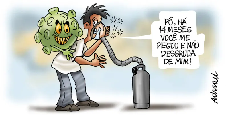 Imagem ilustrativa da imagem Charge de Adnael Silva - 27 e 28/08/2022