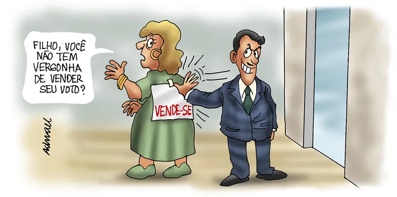 Imagem ilustrativa da imagem Charge de Adnael Silva - 30/08/2022