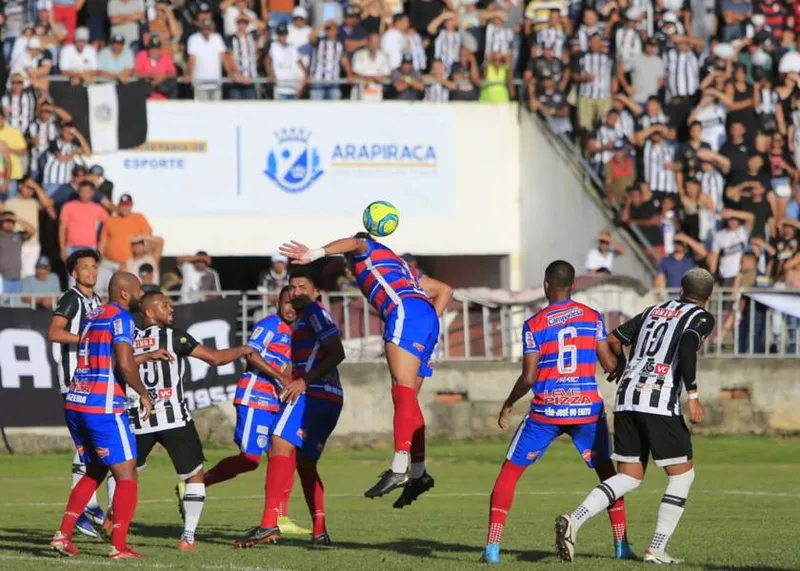 Momento de partida entre ASA e Afogados, pela Série D deste ano, no Coaracy da Mata